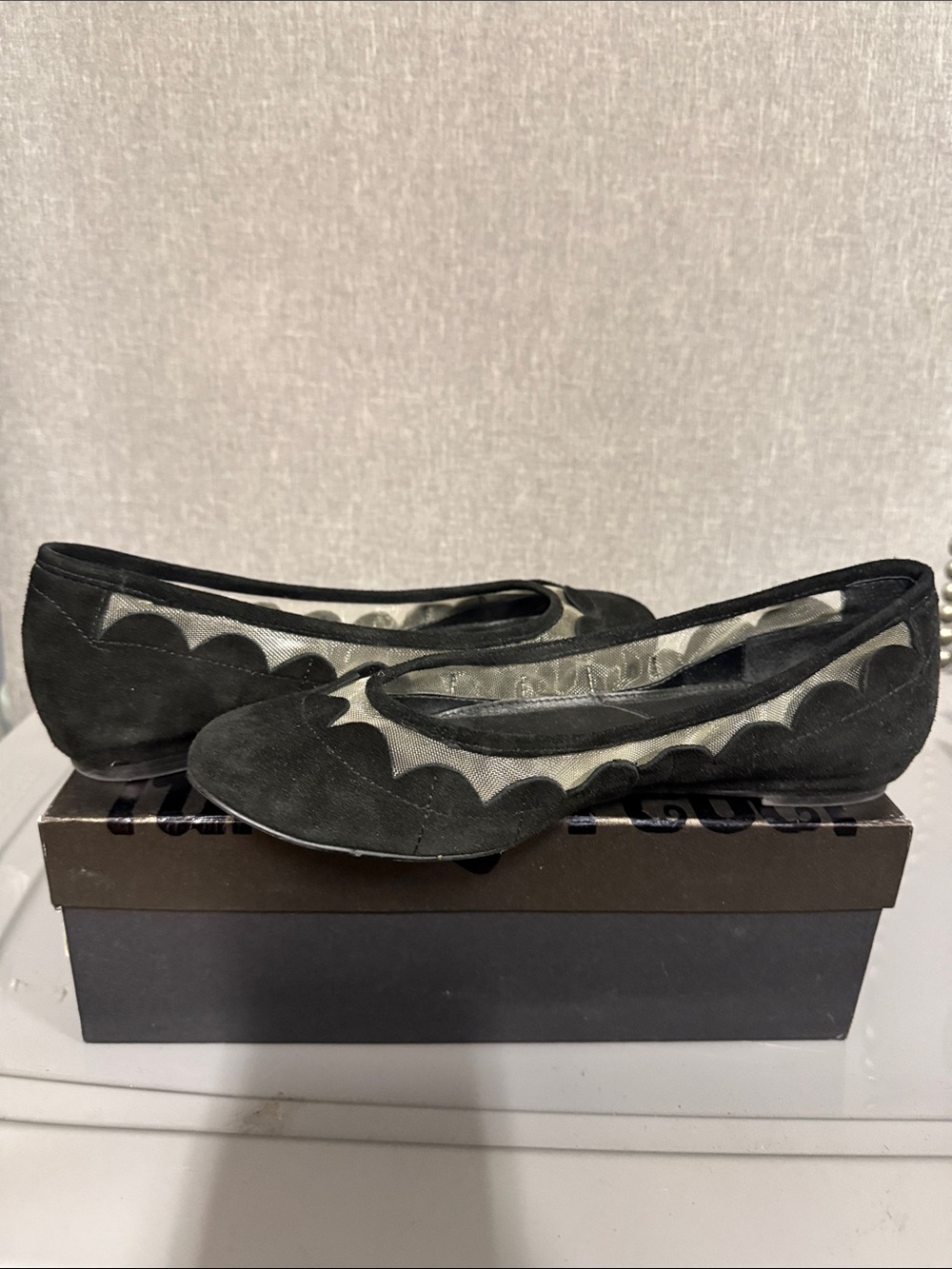 luxury rebel LR-BRIDGIT Black/Clear Flats - Women's